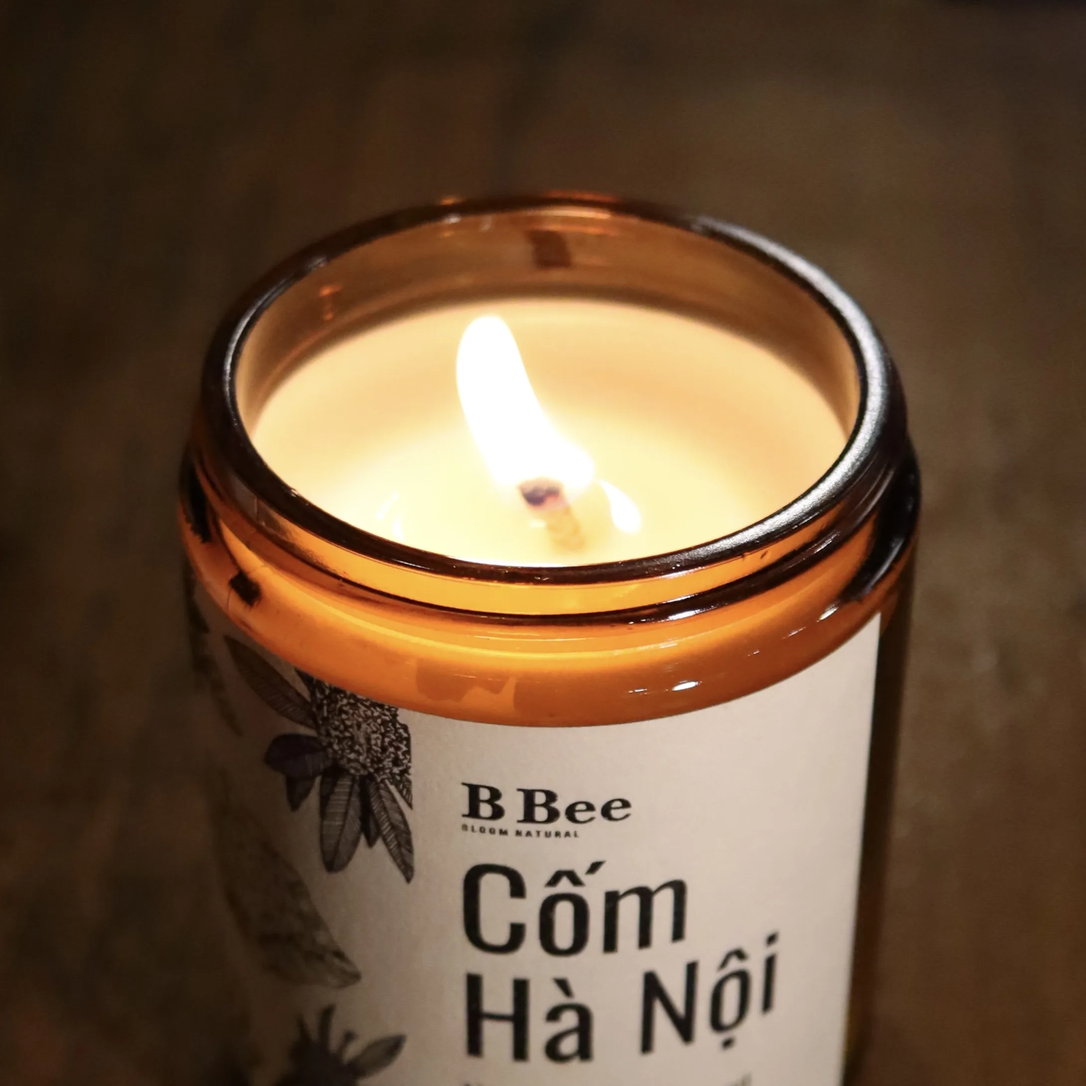 Cốm Hà Nội - Nến Thơm Lành Tính Từ Sáp Tự Nhiên Hương Thơm Ngát, Ngọt Ngào B Bee Candle