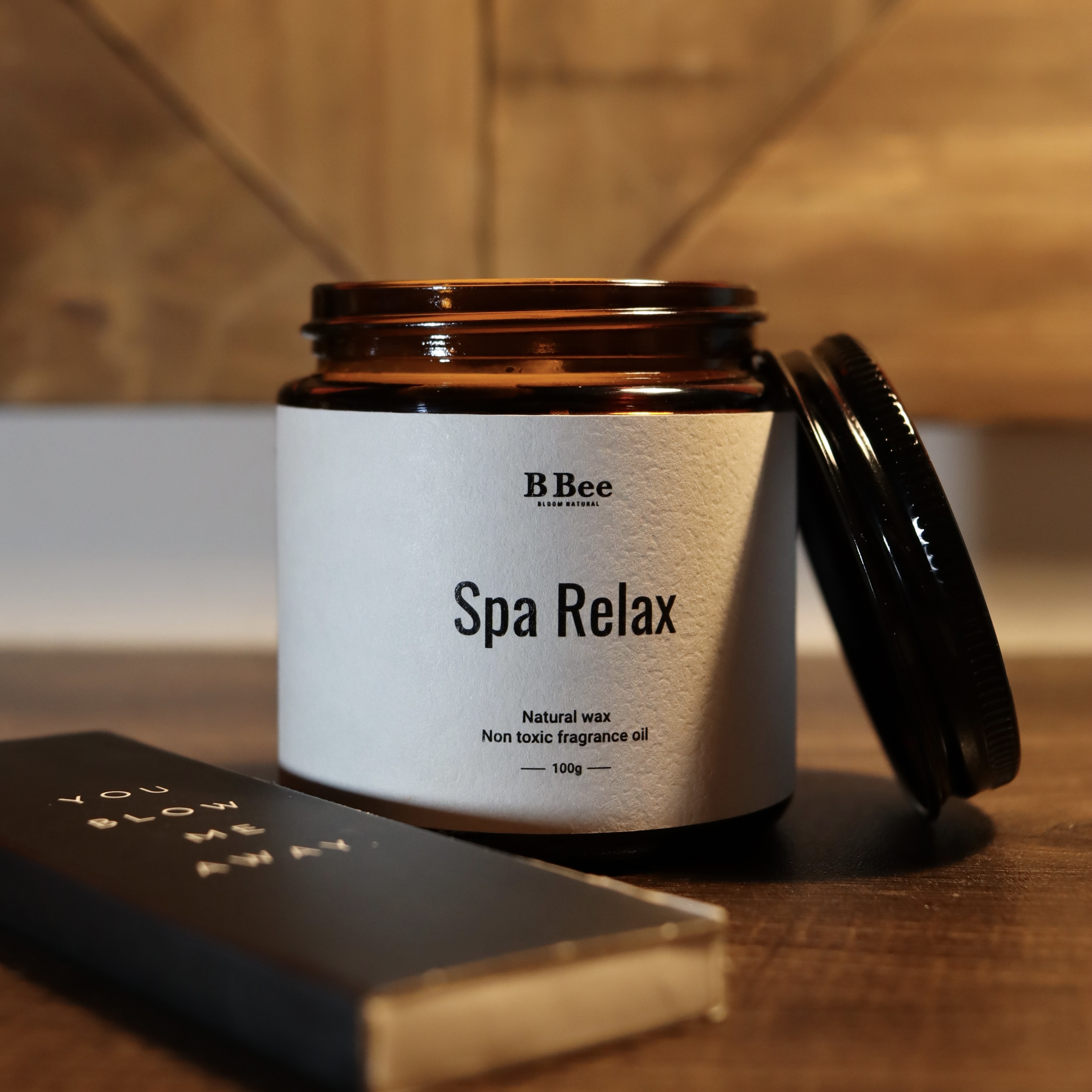 Spa Relax - Nến Thơm Lành Tính Từ Sáp Tự Nhiên Thư Giãn Giảm Căng Thẳng B Bee Candle