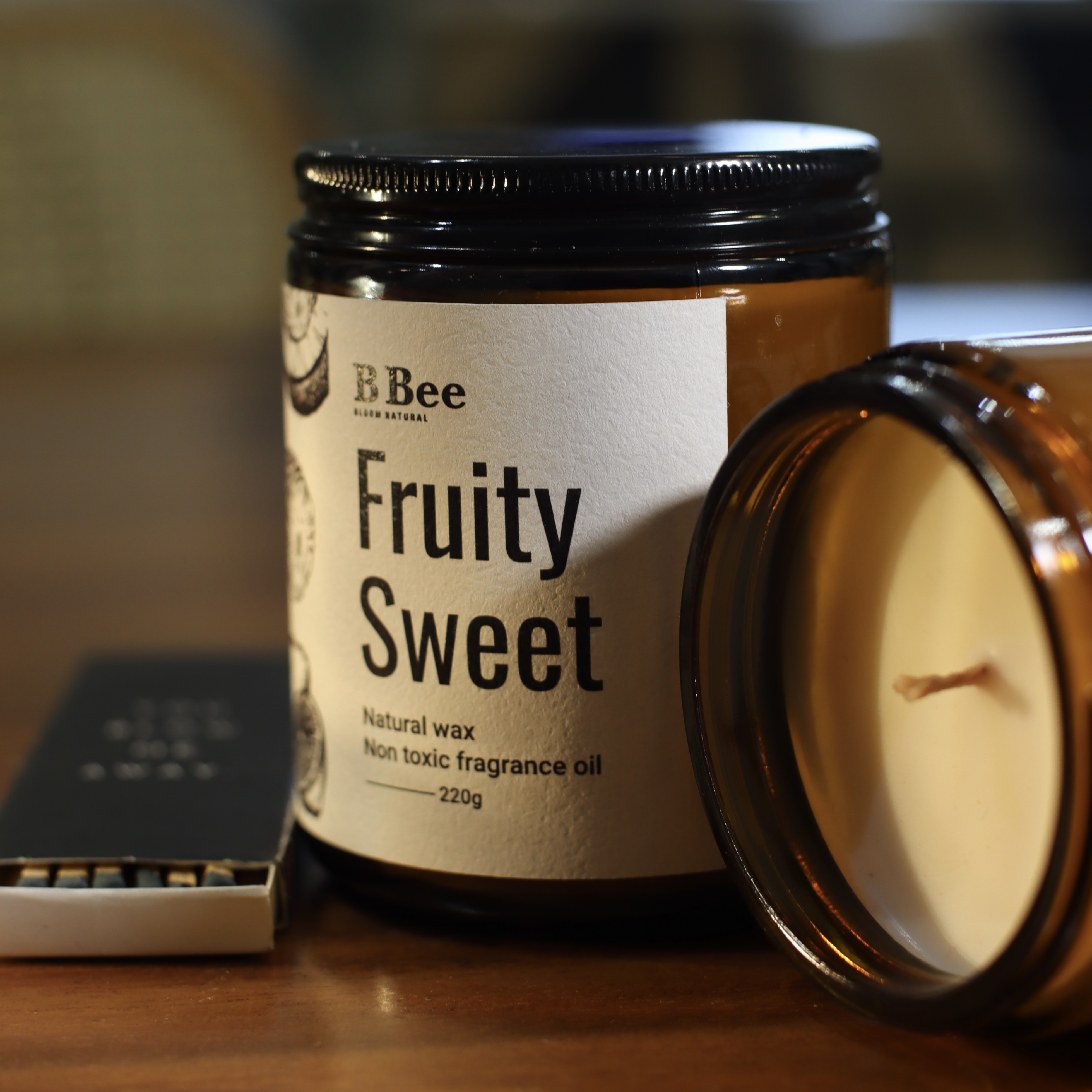 Fruity Sweet - Nến Thơm Lành Tính Từ Sáp Tự Nhiên Hương Tươi Mát, Ngọt Ngào B Bee Candle