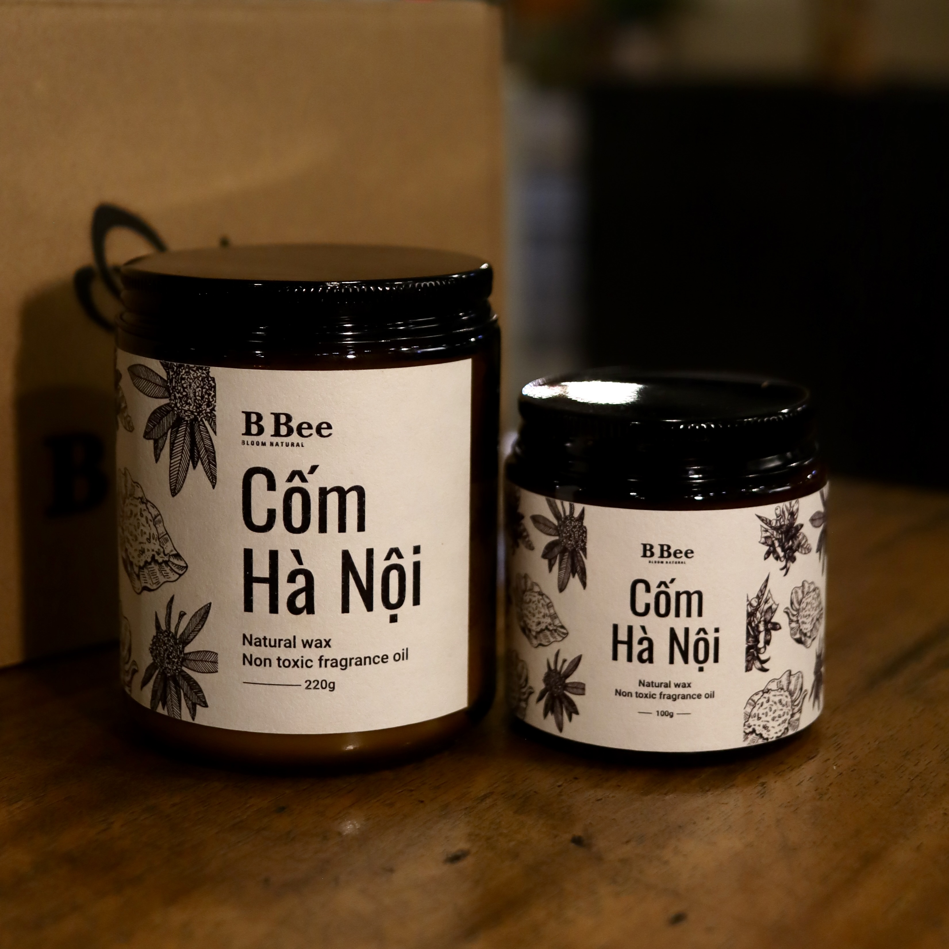 Cốm Hà Nội - Nến Thơm Lành Tính Từ Sáp Tự Nhiên Hương Thơm Ngát, Ngọt Ngào B Bee Candle