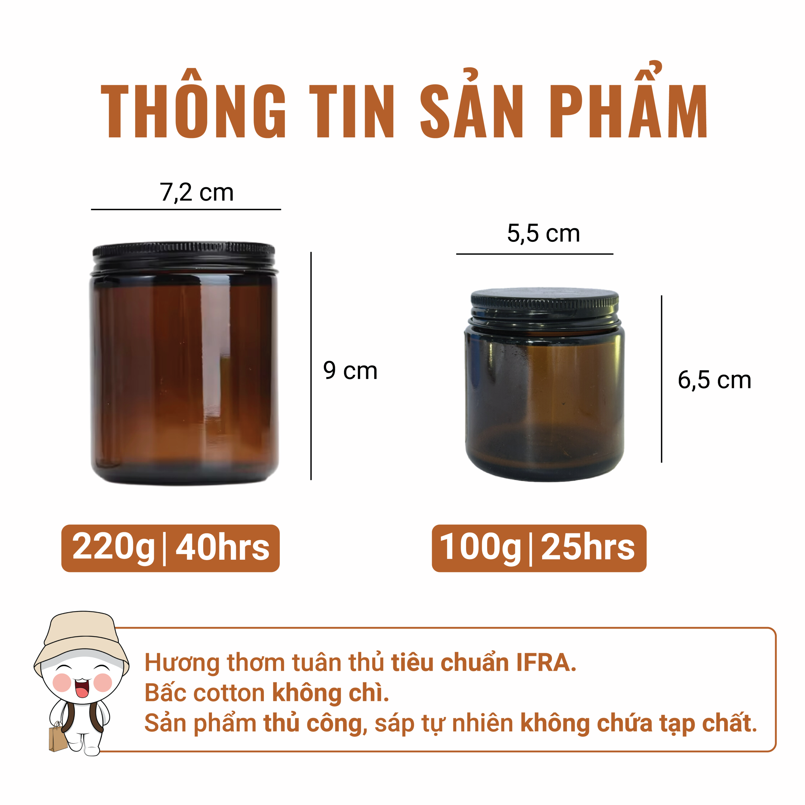 Spa Relax - Nến Thơm Lành Tính Từ Sáp Tự Nhiên Thư Giãn Giảm Căng Thẳng B Bee Candle